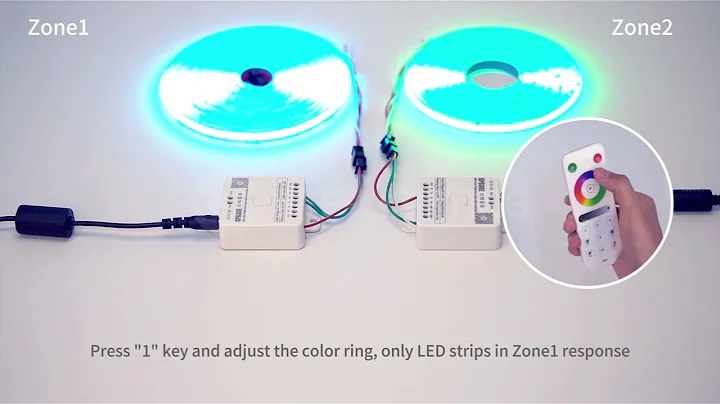 BTF-LIGHTING: SP630E SP530E LED controller +RB3/RC3 Remote matching video
