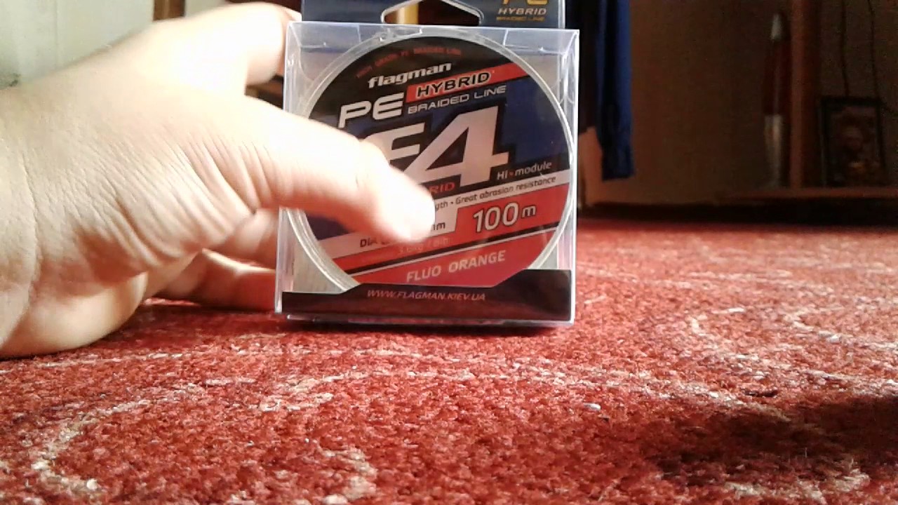 Краткий обзор шнура Flagman PE Hybrid F4 orange