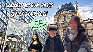 LOUVRE MUSEUM PARIS QUICK TOUR 2021 | LET'S FIND MONA LISA! | Catlea Vlogs by Catlea Vlogs 463 views 2 years ago 5 minutes, 6 seconds