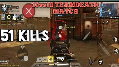 10vs10 Team Death Match-Rust|Call of Duty Mobile|
