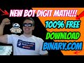 [OPÇÕES BINÁRIAS ] NOVA ESTRATÉGIA PARA DAY TRADE UTILIZANDO O ROBÔ DIGIT MATH NA BINARY.COM