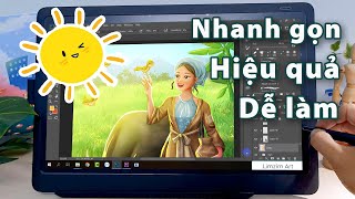 ☑️【Digital painting】Bí kíp thêm ánh sáng hiệu quả  | #Limzimart screenshot 4