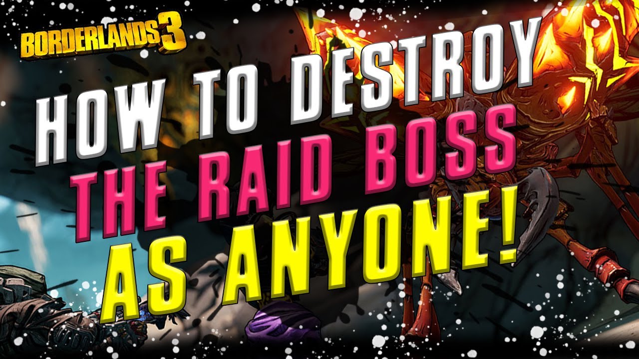 Easily Defeat Hemovorous the Invincible Raid Boss as Amara, Flak, Moze & Zane (Build)