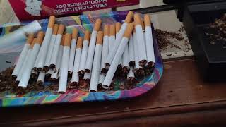 How to make 100mm cigarettes with your new powermatic 5 plus trick