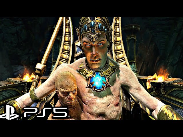 God of War Ascension (PS5) - Pollux and Castor Boss Fight (4K 60FPS) class=