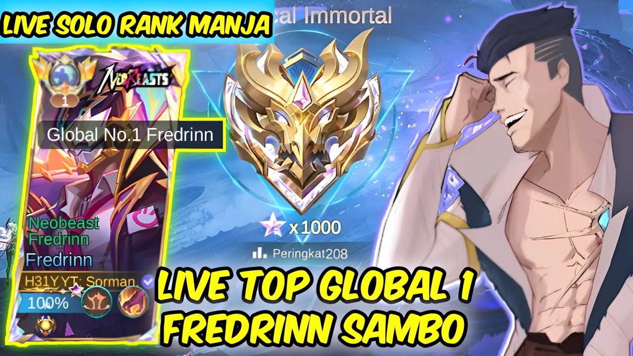 (LIVE) TOP GLOBAL 1 FREDRINN OPEN VIP BERBURU WS!!