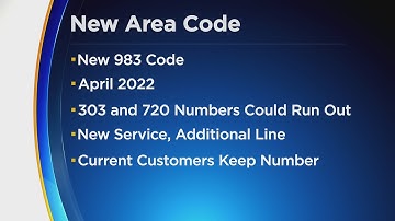 Denver Will Get A New Area Code In 2022