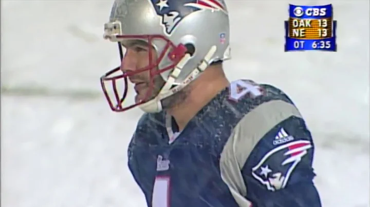 Adam Vinatieri Kicks to Tie and Win the "Tuck Rule" game (2001)