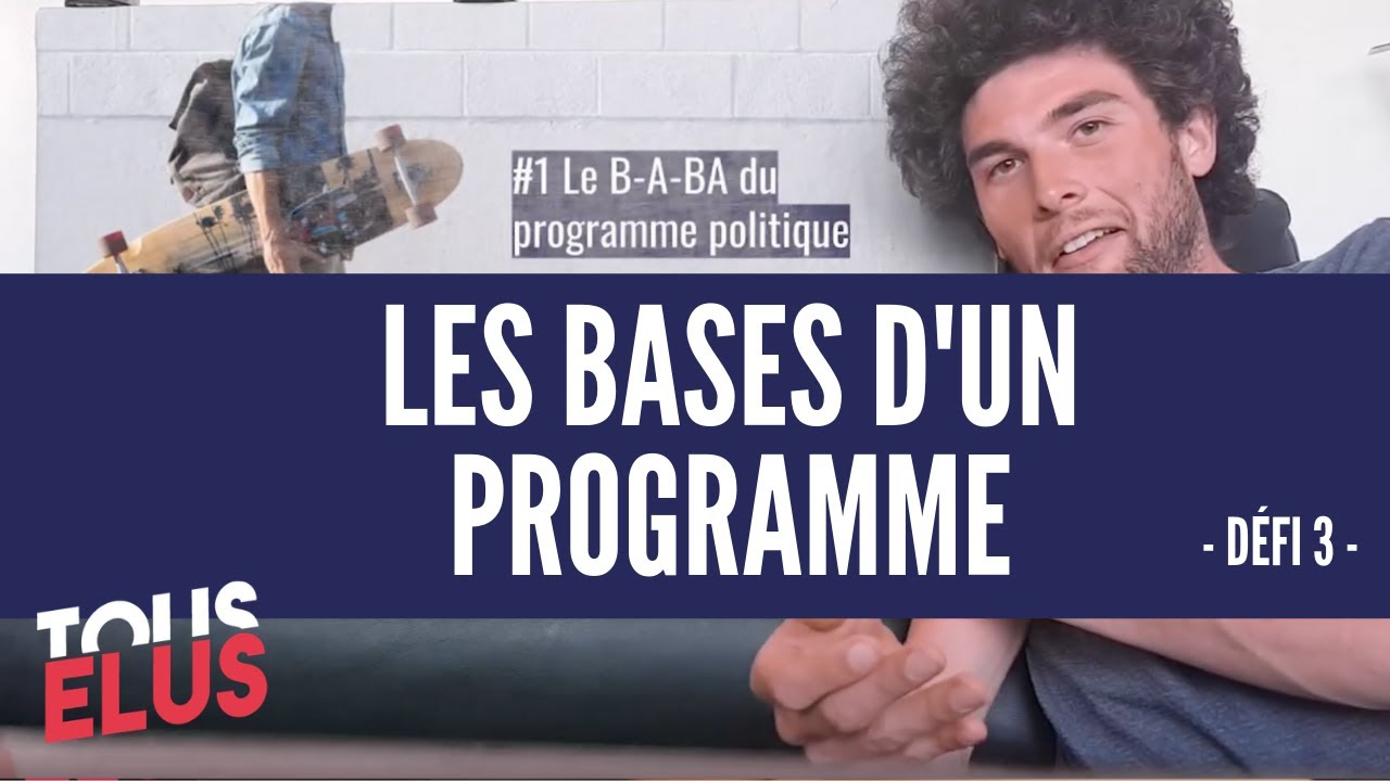 Le B-A.BA du programme politique