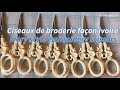 Paires de ciseaux broderie faon ivoire  ivory style embroidery scissors