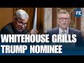 Whitehouse Grills Trump Nominee Over Reflecting Pool During Explosive Senate Hearing | WORLD NEWS