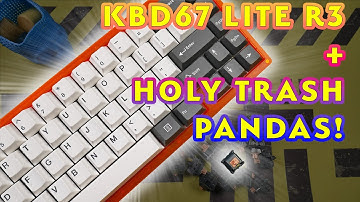 My Favorite Tactile Switch: Holy Trash Panda Typing Test On KBD67 Lite R3!