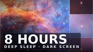 8 Hours Deep Sleep Music · Fall Asleep in Space · Low mass objects · Dark Screen After 45 Min screenshot 4