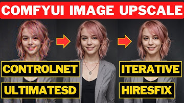ComfyUI Image Upscaling: Unveiling the Best Methods! (ControlNet, UltimateSD, Iterative, HiresFix)