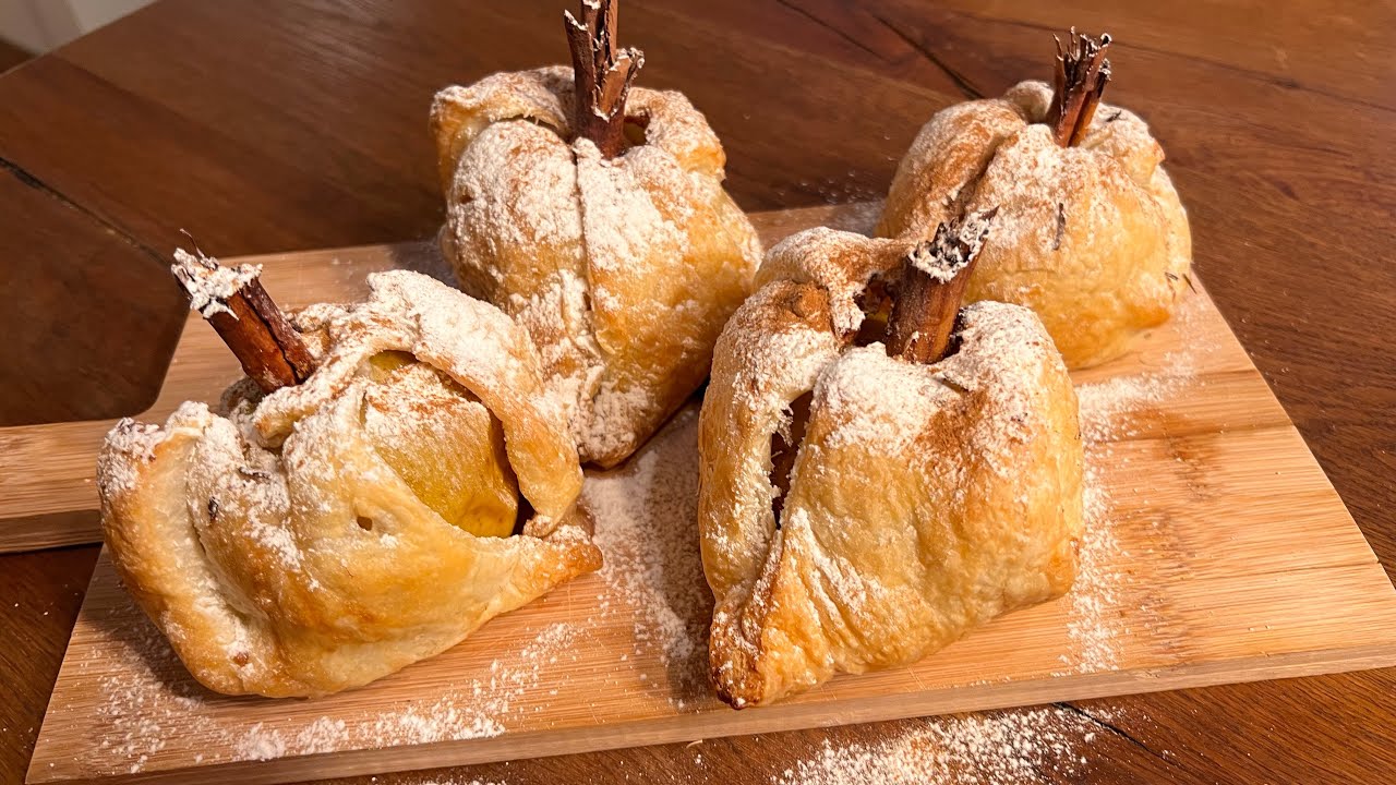 Receita de Maçã folhada