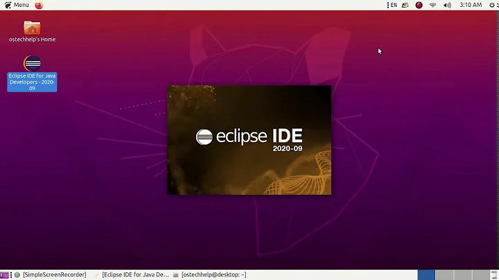 How to add eclipse launcher icon after installing eclipse ide via eclipse installer