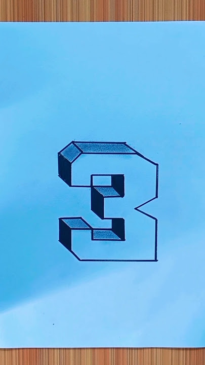 Draw for 3d 3 #youtubeshorts
