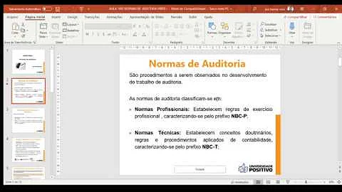 Quais são as normas de auditoria?