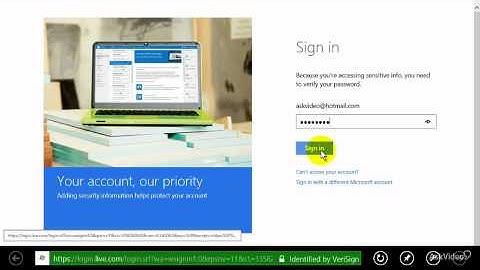 Settings for a Microsoft Account - Personalizing Windows 8