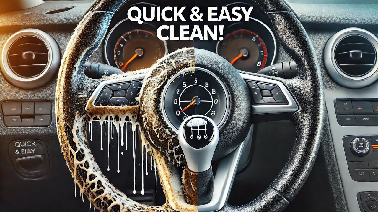Stop Neglecting These! Quick & Easy Steering Wheel & Gear Knob Clean 