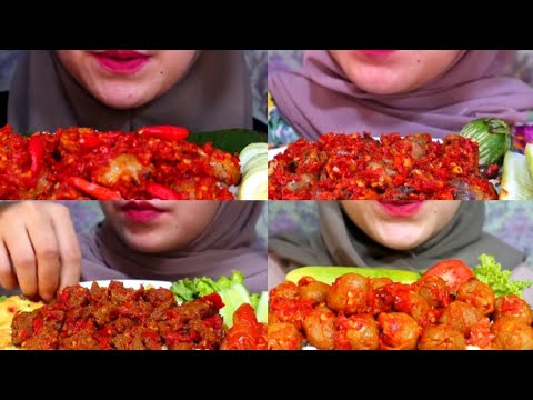 #124 Request KOMPILASI MUKBANG AIRA ASMR NASI SAMBEL MERCON 🔥
