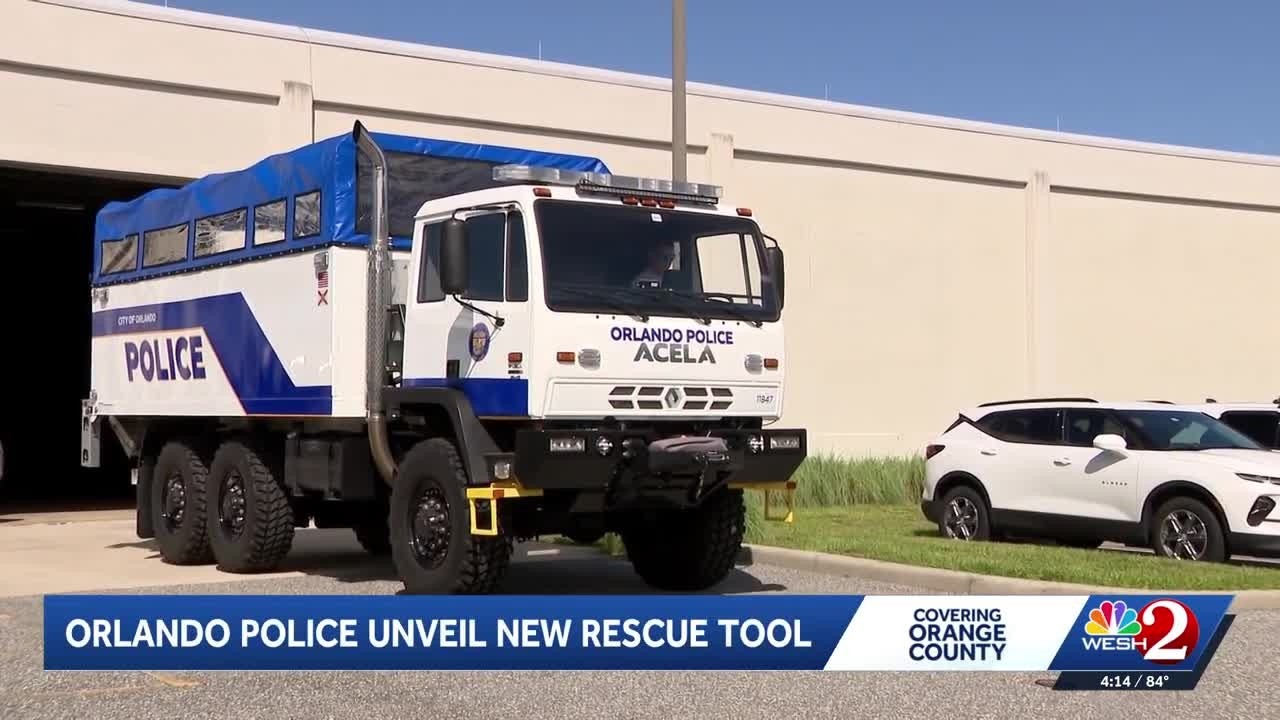 Orlando police acquire high-water rescue truck