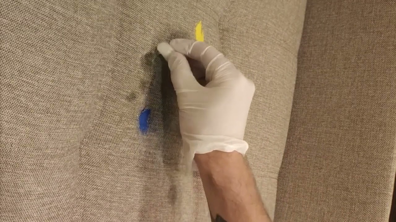 Пятна от гуаши, клея, фукорцина