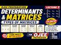 🔷 DETERMINANTS &amp; MATRICES - Lecture 2