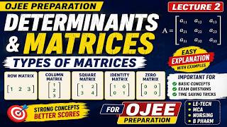 🔷 DETERMINANTS & MATRICES - Lecture 2