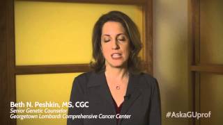 Beth Peshkin on genetic testing for hereditary cancer risk