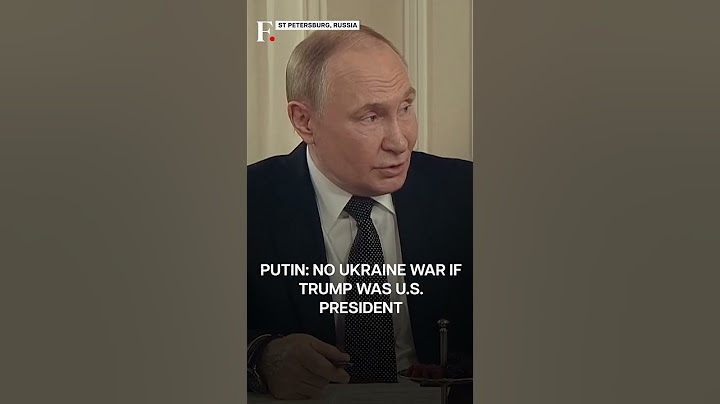 Putin Says Ukraine War Wouldn't Have Happened Under Trump | Subscribe to Firstpost | N18G