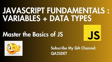 Master Variables & Data types in JavaScript | Complete Beginner Guide | Step-by-Step tutorial