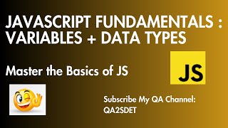 Master Variables & Data types in JavaScript | Complete Beginner Guide | Step-by-Step tutorial