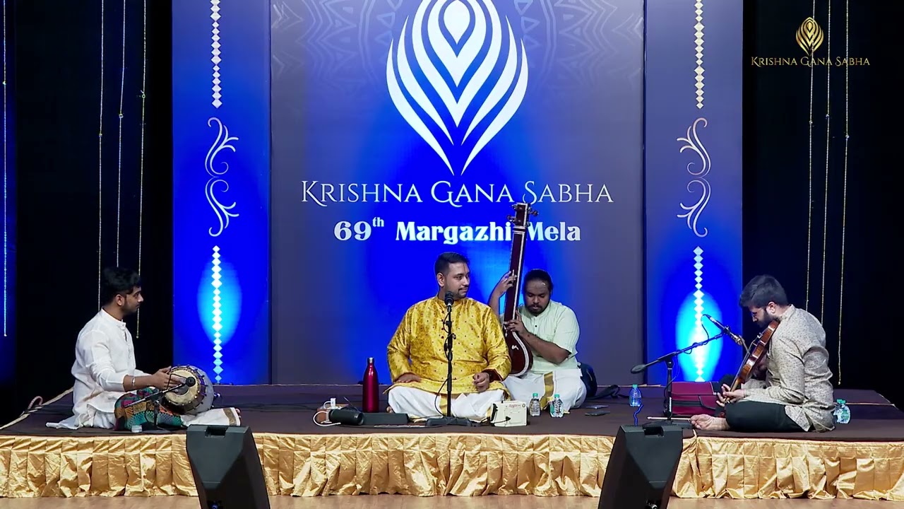 R. P. Shravan | Full Concert LIVE | Margazhi Mela 2025 | Krishna Gana Sabha