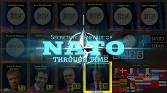 Secretary Generals of NATO through time (1887-2025)