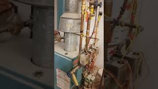 Bleeding the air from a old ass Bryant Boiler