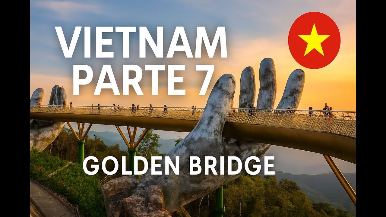 EL PUENTE DORADO MÁS INCREÍBLE DEL MUNDO 😱 Golden Bridge y parque Ba Na Hills 👉 VIETNAM PARTE 7 🇻