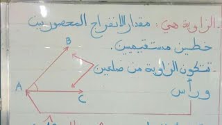السنة الرابعة رياضيات : الزوايا من داخل القسم تحريك الزوايا والمقارنة