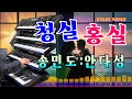 청실홍실-송민도, 안다성/전자올겐 연주/트로트/흘러간 옛노래/Korean Old Pop song