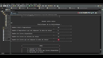 une application de gestion bibliotheque créer avec java