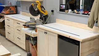 Shop Cabinet Build - Miter Saw Station