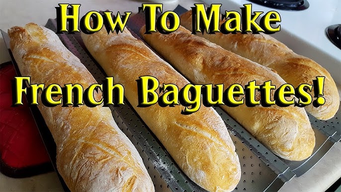 The BEST Sourdough Baguette Recipe - Easy no Knead Method