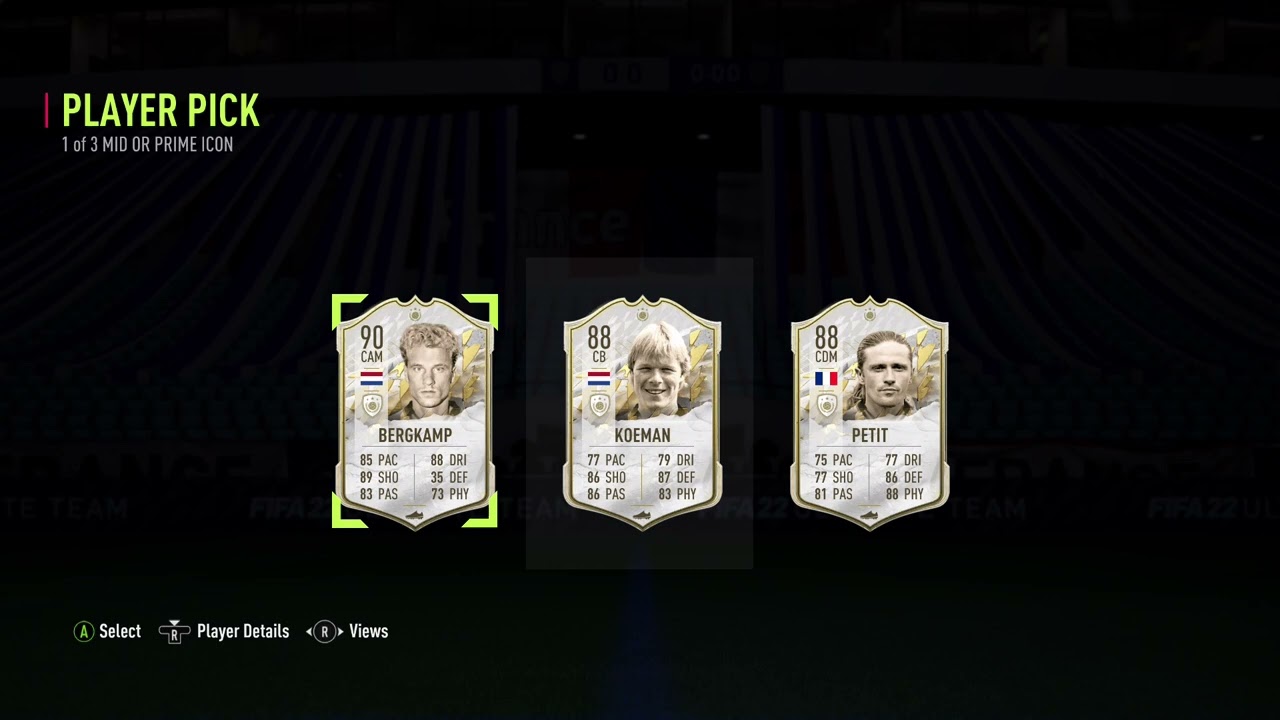 MID OR PRIME ICON PLAYER PICK - FIFA 22
