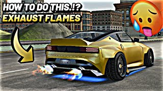 How to Do This Amazing Exhaust Flames! 🔥 - in Extreme Car Driving Simulator! 😱 - New Update.!? screenshot 4