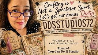 I bought Junk Journals & a Kit from Traci of You Can Do It Studio on FB... let's see what I got!