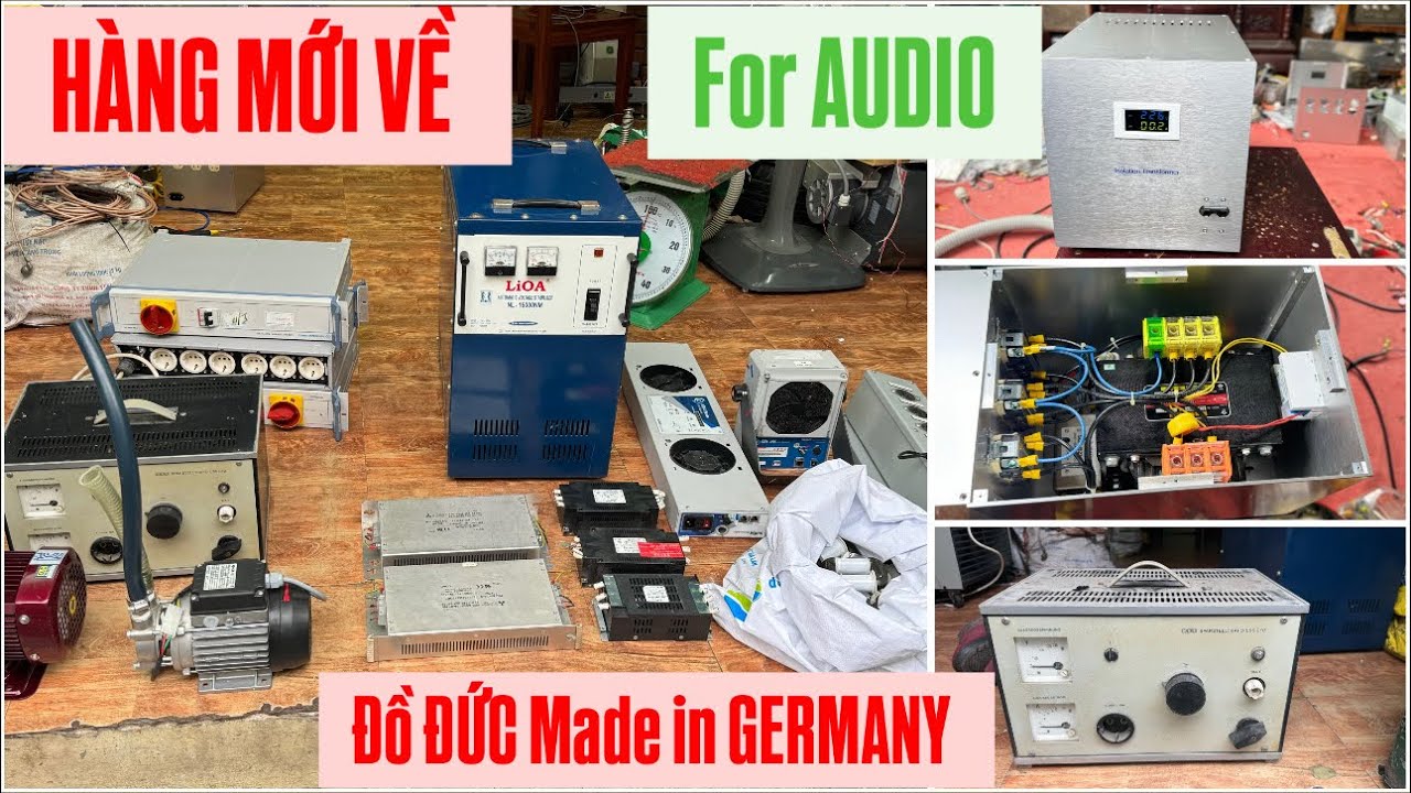 💥30/12:HÀNG MỚI VỀ.VÔ CẤP ĐỨC 2,5kw.QUẢN LÝ NGUỒN ĐỨC.BƠM NƯỚC BIẾN ÁP CÁCH LY .LỌC NGUỒN..
