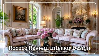 Rococo Revival Interior Design ✨ Timeless European Luxury Mansion Tour