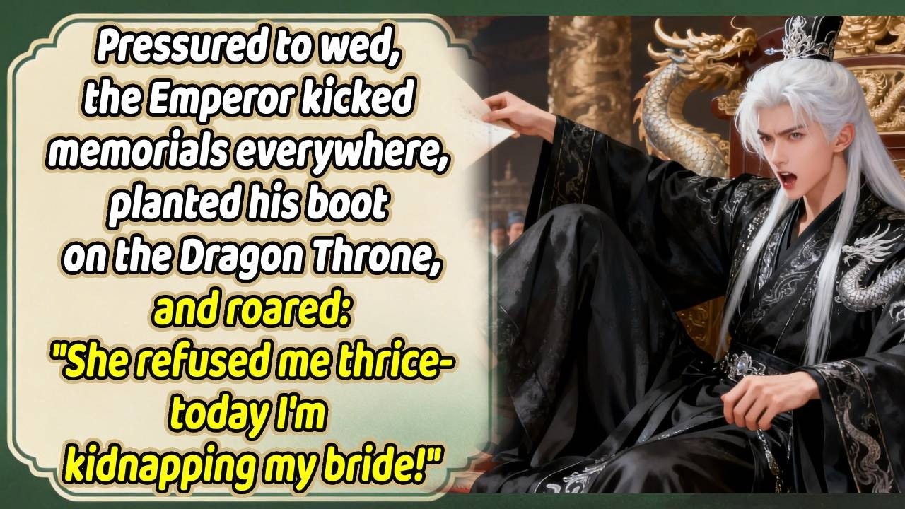 Pressured to wed, the Emperor Throne, and roared: She refused me thrice- I'm kidnapping my bride!