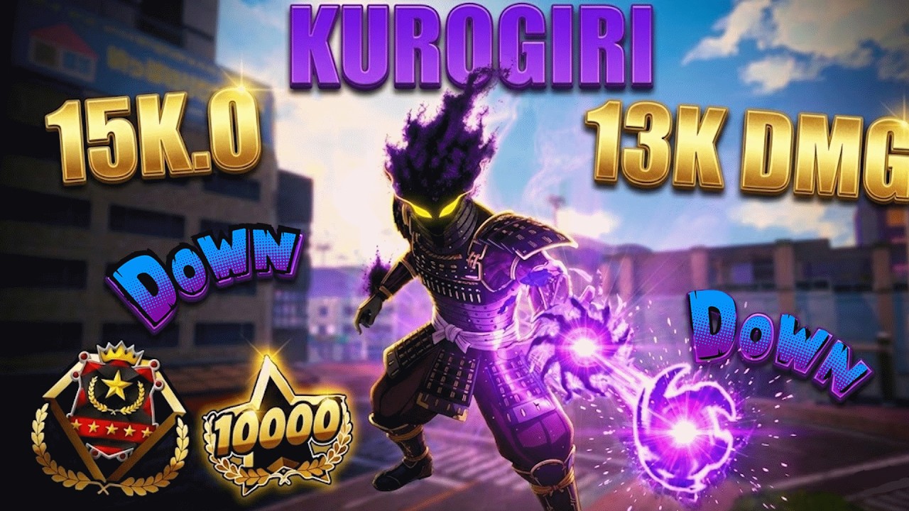 15K.O & 13K DMG KUROGIRI | My Hero Ultra Rumble