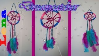 Traumfänger selber machen - How to make a dreamcatcher  - DIY Dream Catcher easy